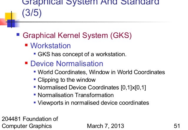 graphical kernel system gks